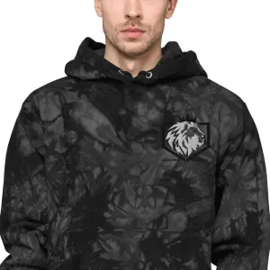 Astonix Black Unisex Champion Tie-Dye Hoodie
