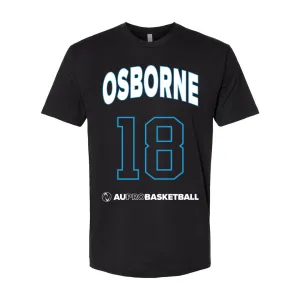 AU BB Player Name and Number Tee, Charisma Osborne 18