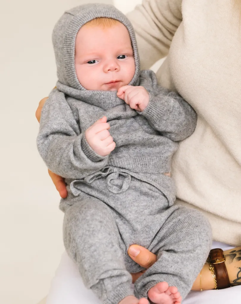 Baby Cashmere Pants - Heather Grey