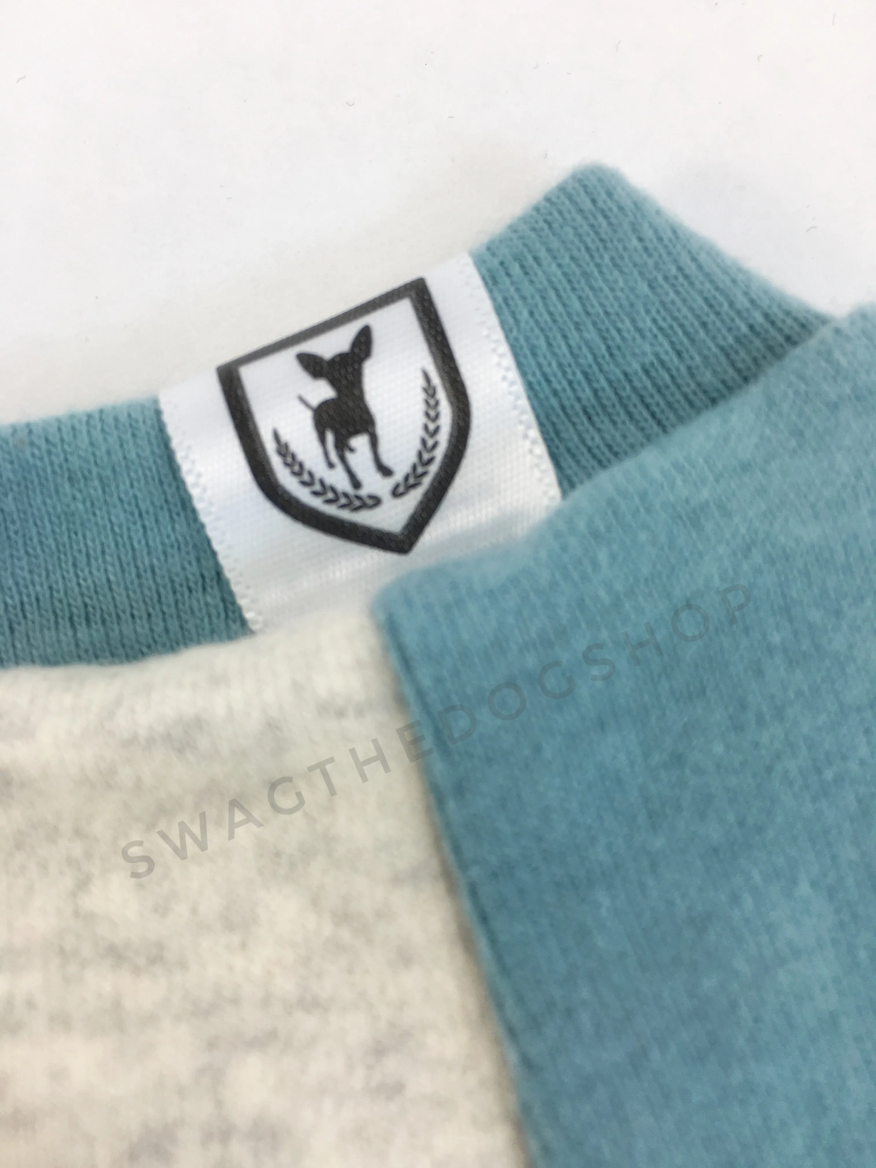 Baseball Tees - Baby Blue and Gray