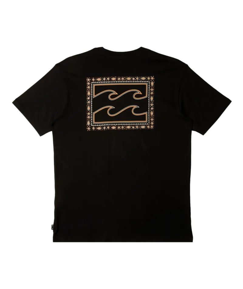 Billabong Mens Crayon Wave Short Sleeve T-Shirt