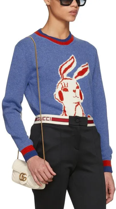 Blue Rabbit Knit Sweater