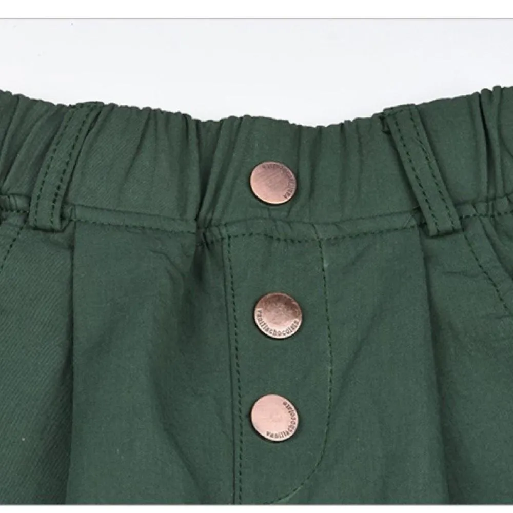Boys Elastic Band Solid Causal Pants Wholesale Boys Clothing