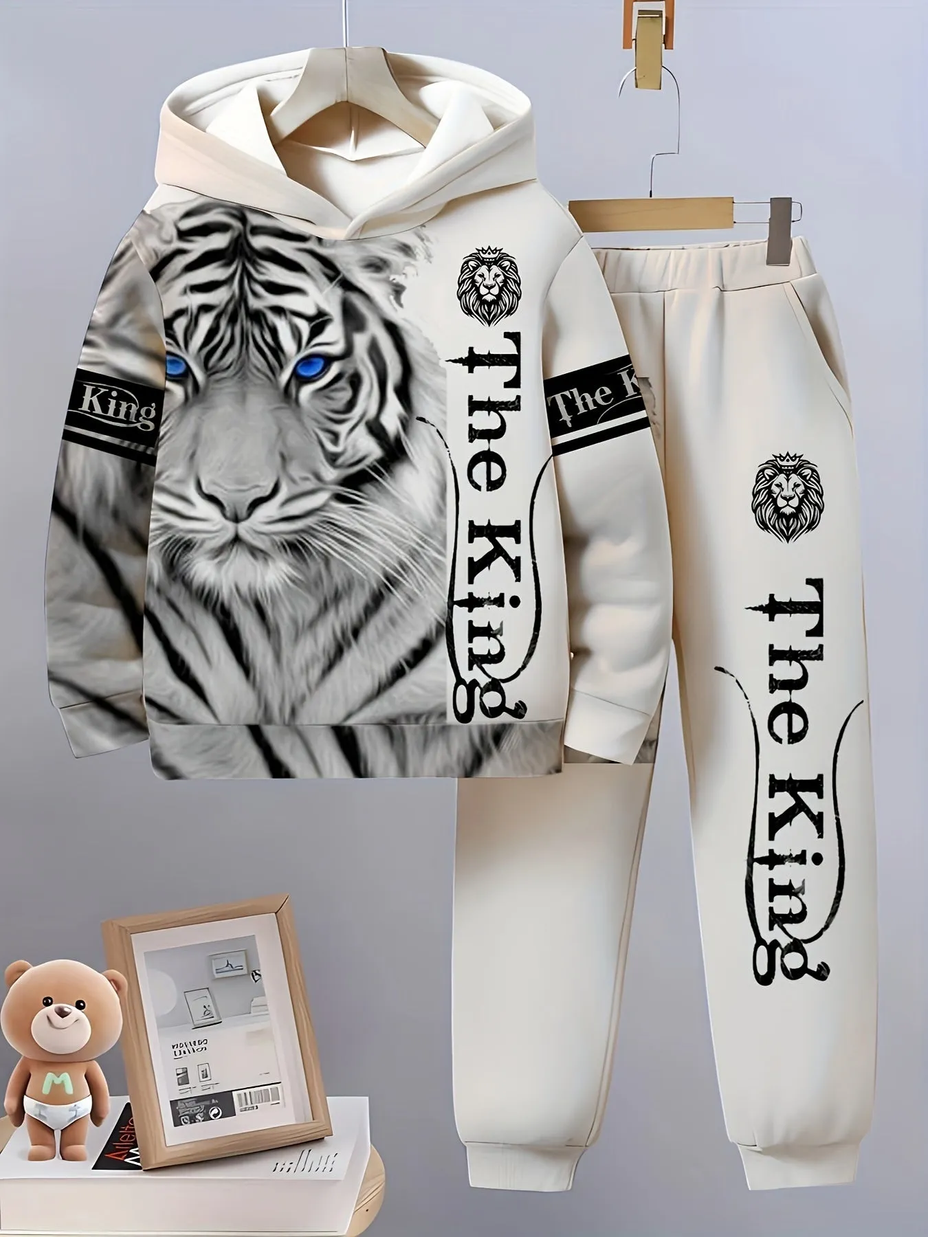 Boys Hat Sweater & Pants Set – Trendy Spring/Fall Outfit