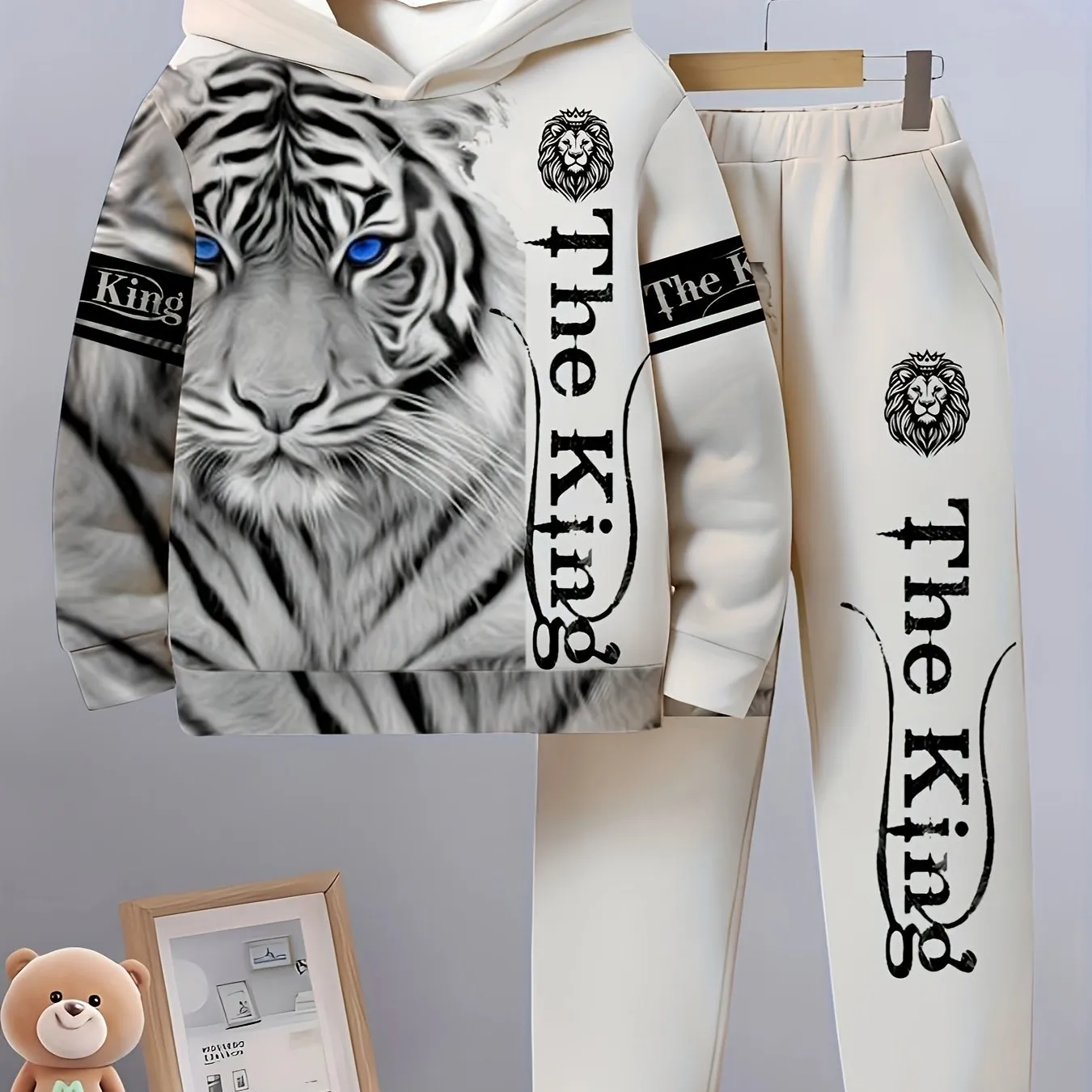 Boys Hat Sweater & Pants Set – Trendy Spring/Fall Outfit