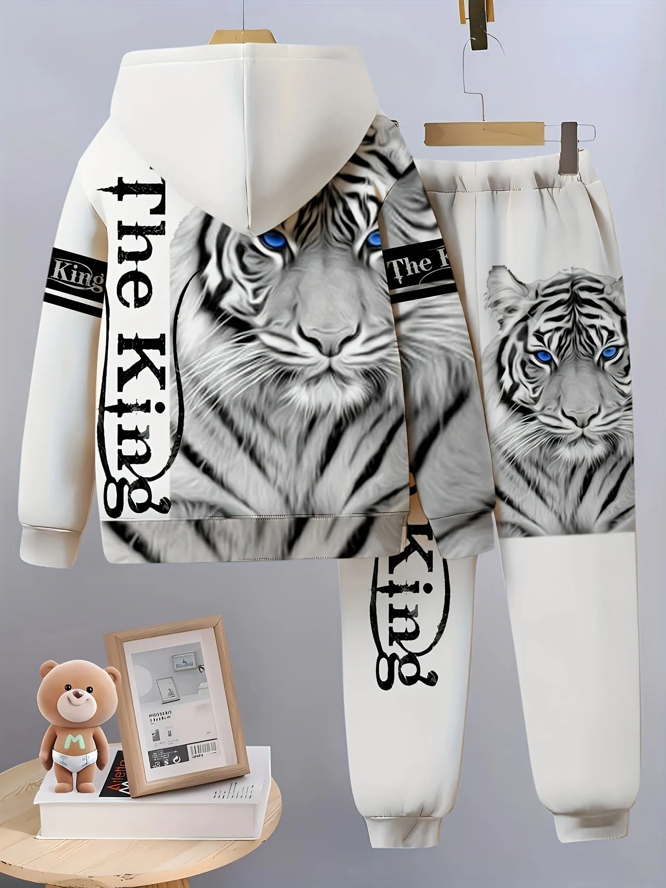 Boys Hat Sweater & Pants Set – Trendy Spring/Fall Outfit