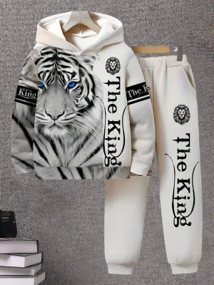 Boys Hat Sweater & Pants Set – Trendy Spring/Fall Outfit