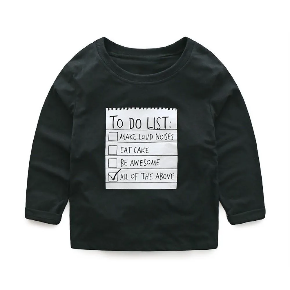 Boys List Letter Printed Top & Pants Wholesale Toddler Boy Clothes