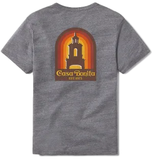 Casa Bonita Heather Gray Sunset Tower T-Shirt