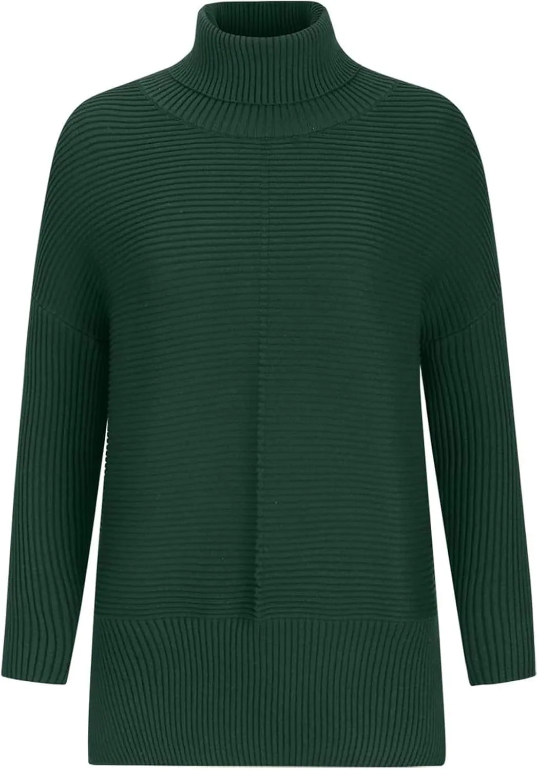 ChicCrate Women's Oversized Turtleneck Sweaters Casual Long Sleeve Tunic Sweater Chunky Knit Pullover Tops Blouse