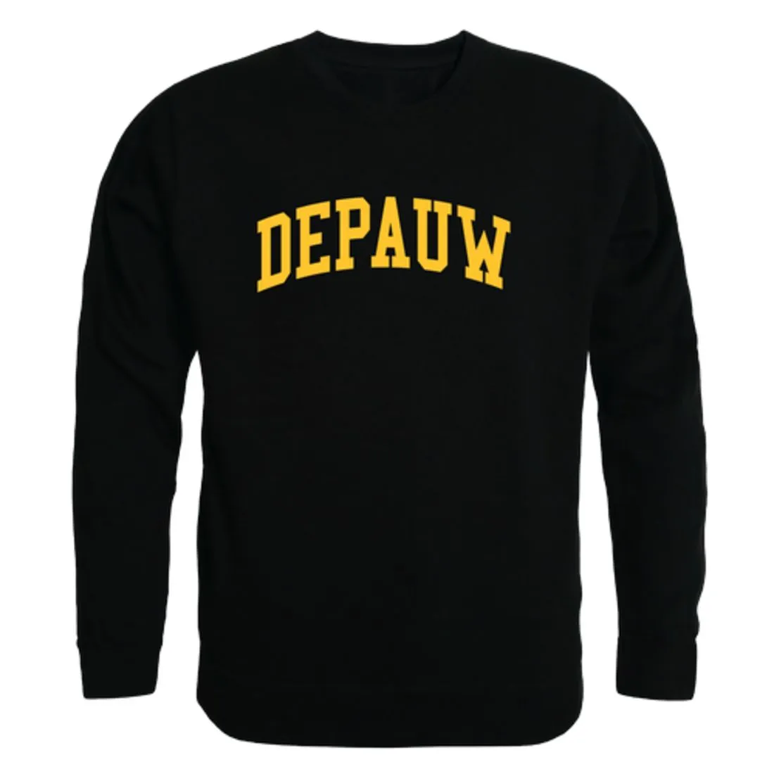 DePauw University Tigers Arch Fleece Crewneck Pullover Sweatshirt