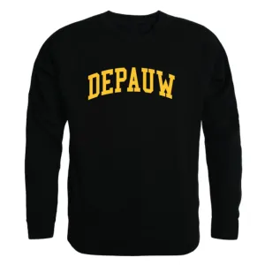 DePauw University Tigers Arch Fleece Crewneck Pullover Sweatshirt