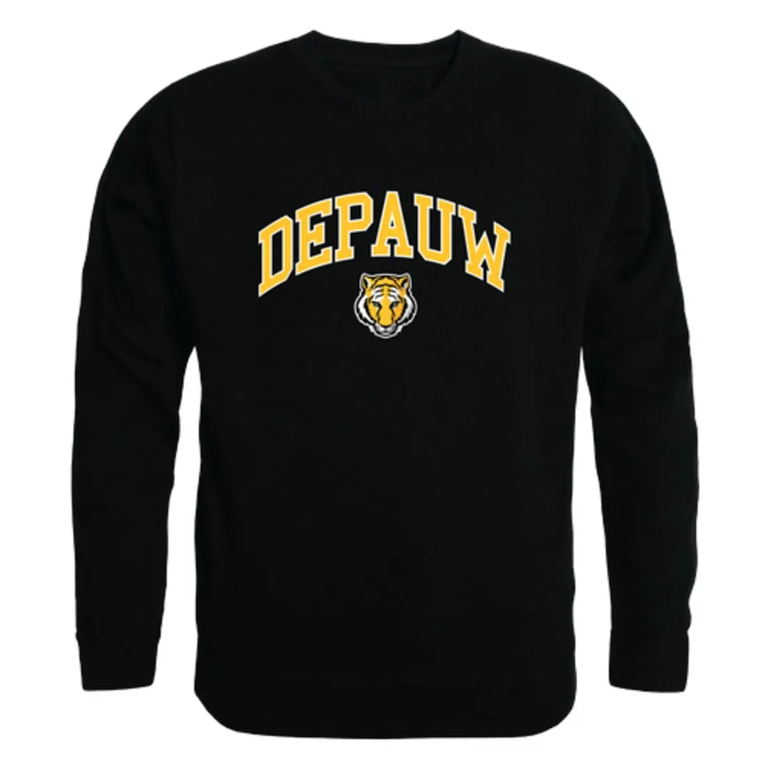 DePauw University Tigers Campus Fleece Crewneck Pullover Sweatshirt