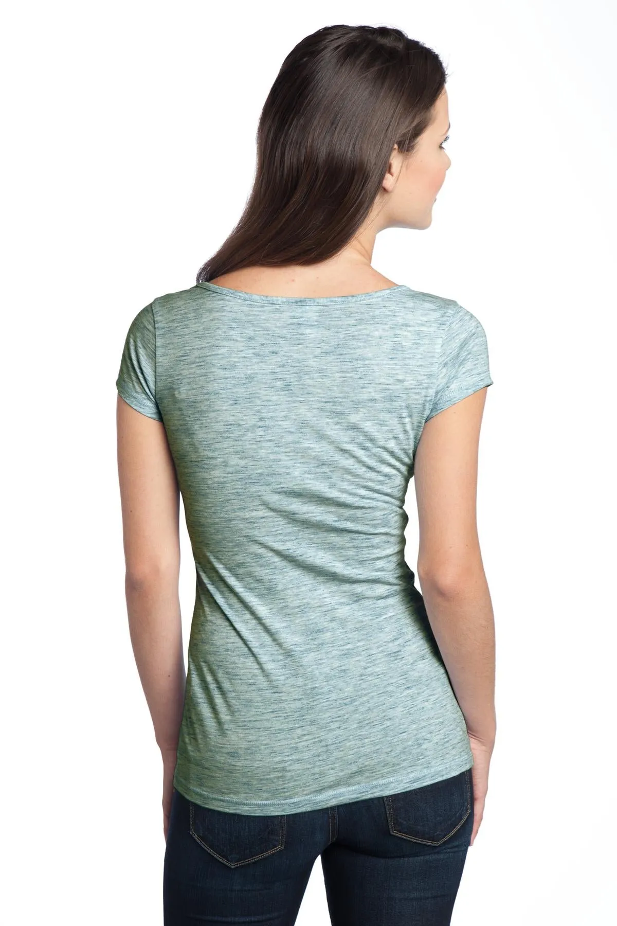 District Juniors Extreme Heather V-Neck Tee DT2001