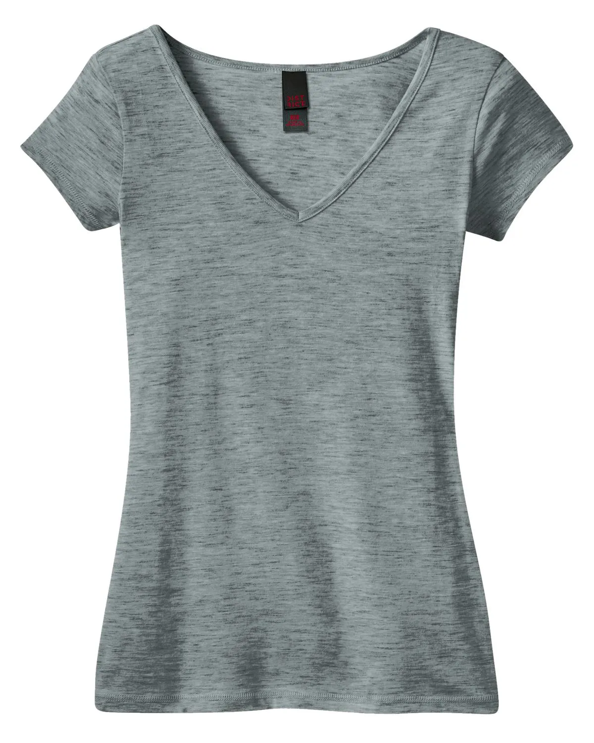 District Juniors Extreme Heather V-Neck Tee DT2001
