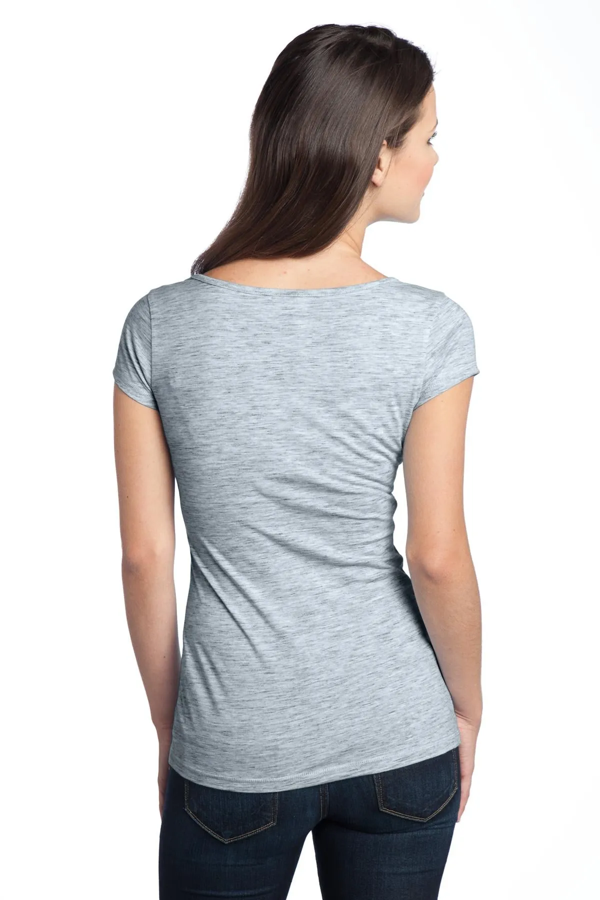 District Juniors Extreme Heather V-Neck Tee DT2001