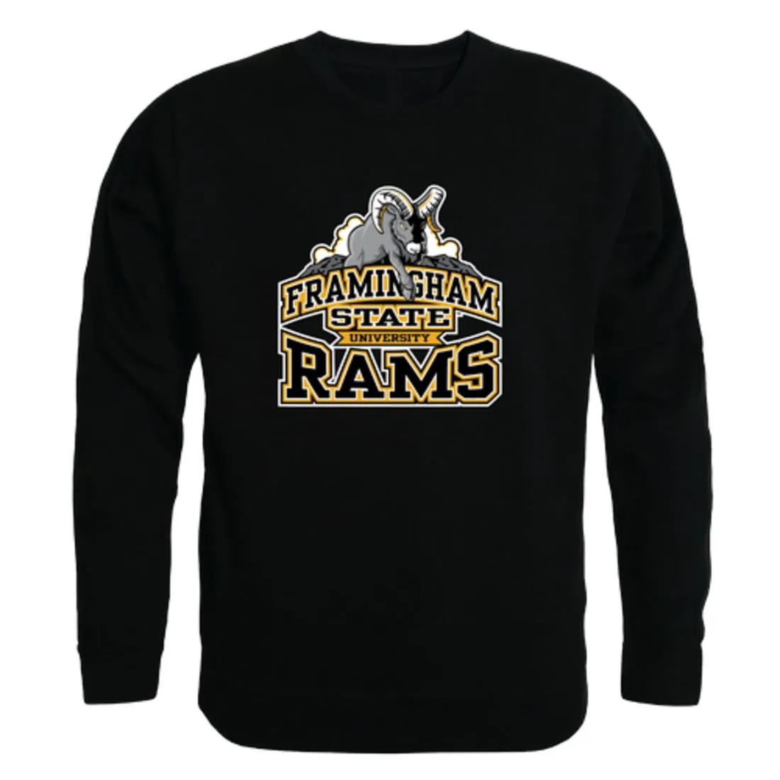Framingham State University Rams Collegiate Fleece Crewneck Pullover Sweatshirt