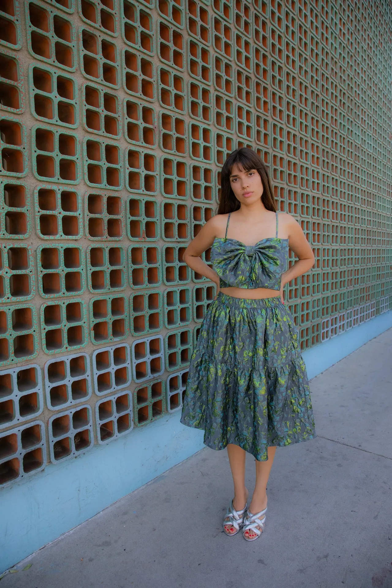 GEORGIA SKIRT- Jacquard