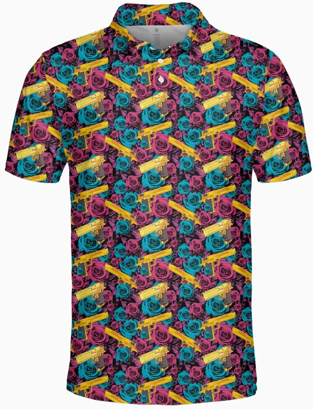 Golf Polo Shirts for Men Mens Polo Shirts Short Sleeve Button Up Shirt Men Casual Aloha Mens Shirts