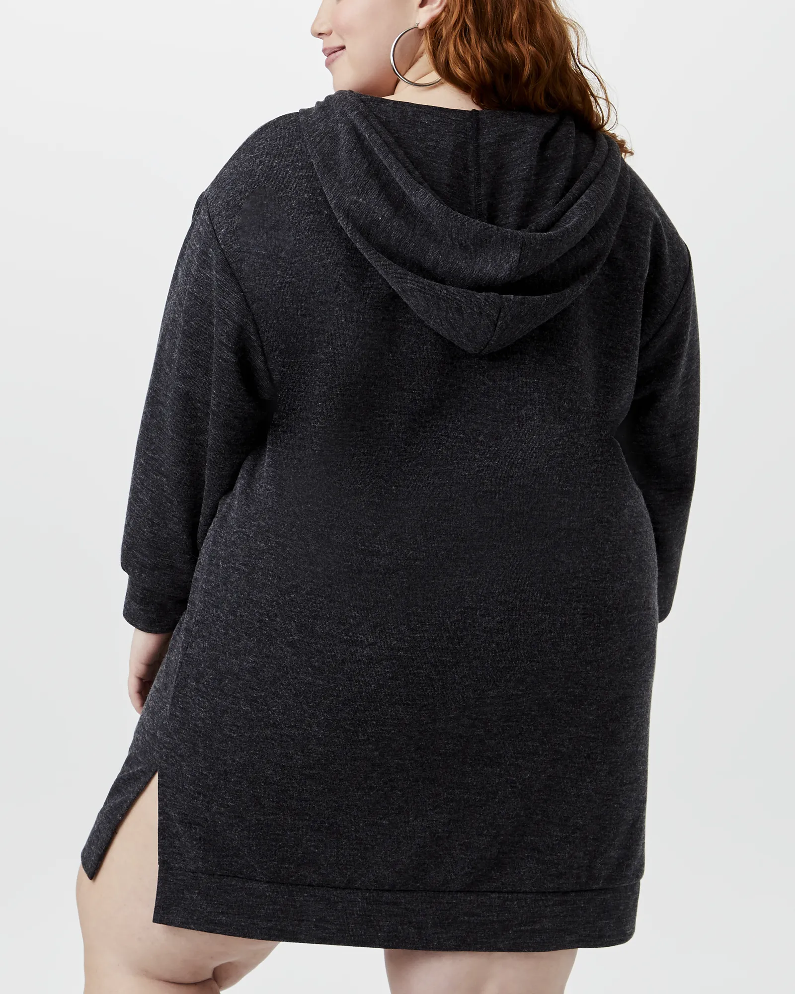 Hilma Hoodie Dress | Black