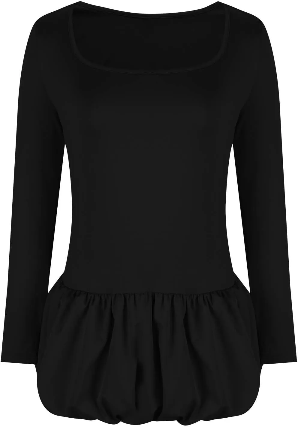 hlysgo Mini Dresses for Women Summer Casual Slim Fit Long Sleeve Scoop Neck Short Dress Trendy Patchwork A-Line Beach Dress