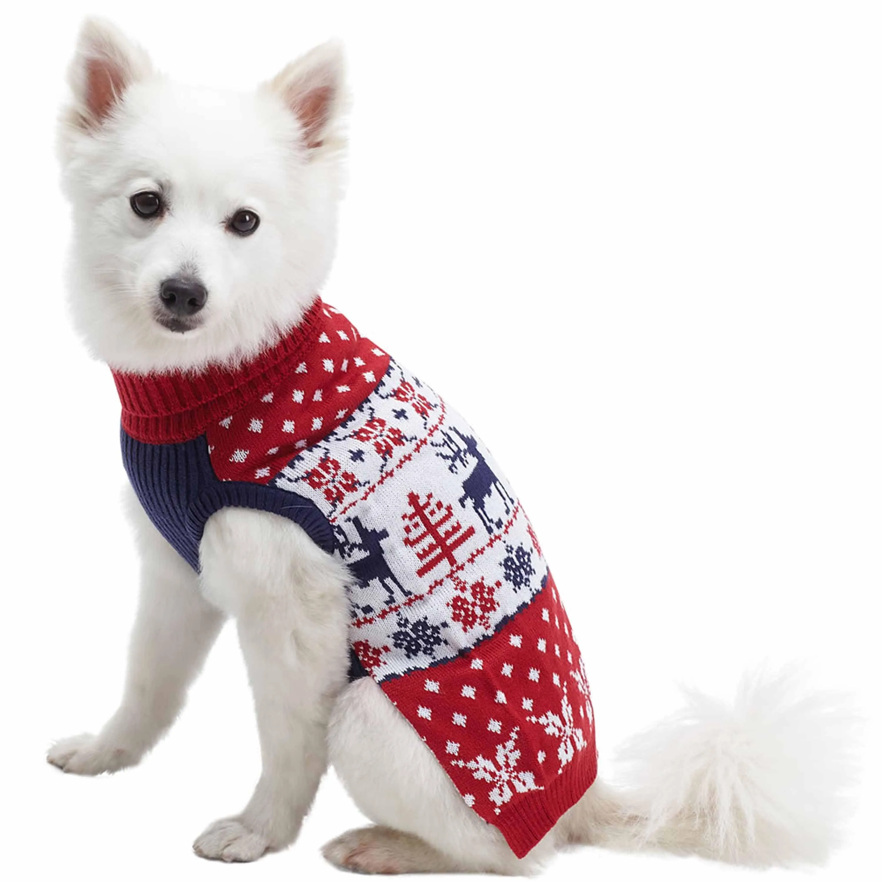 Holiday Family Matching Sweater in Tango Red for All