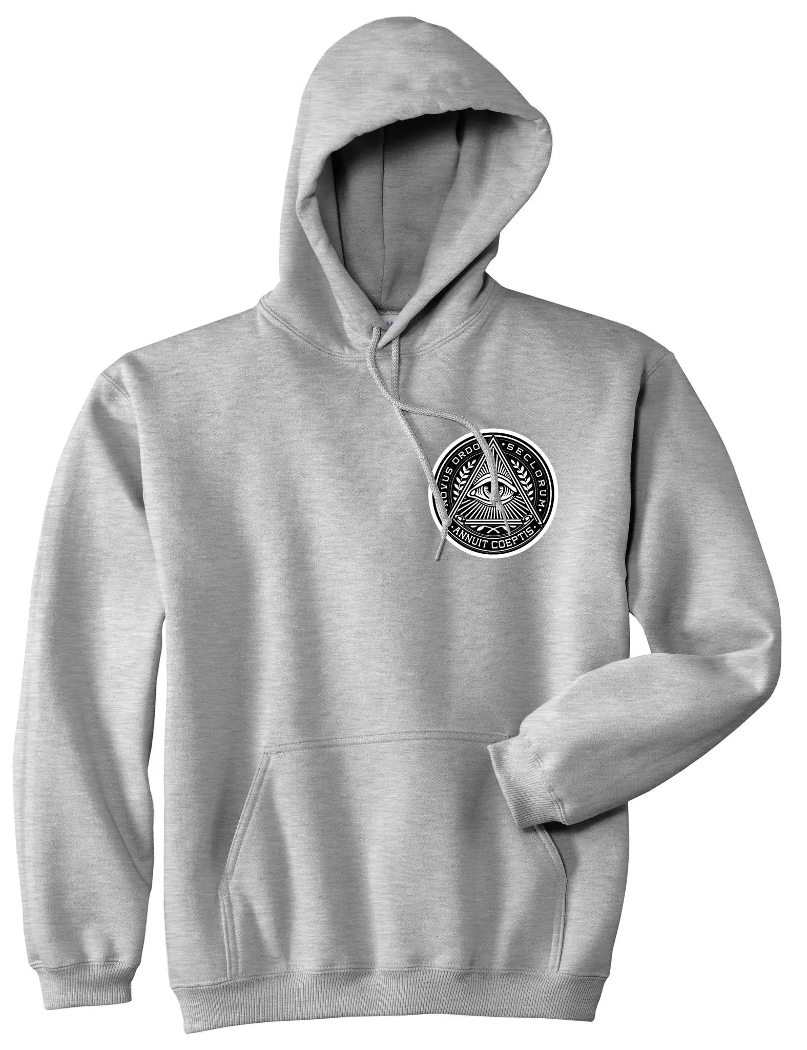 Illuminati Eye Triangle Pullover Hoodie