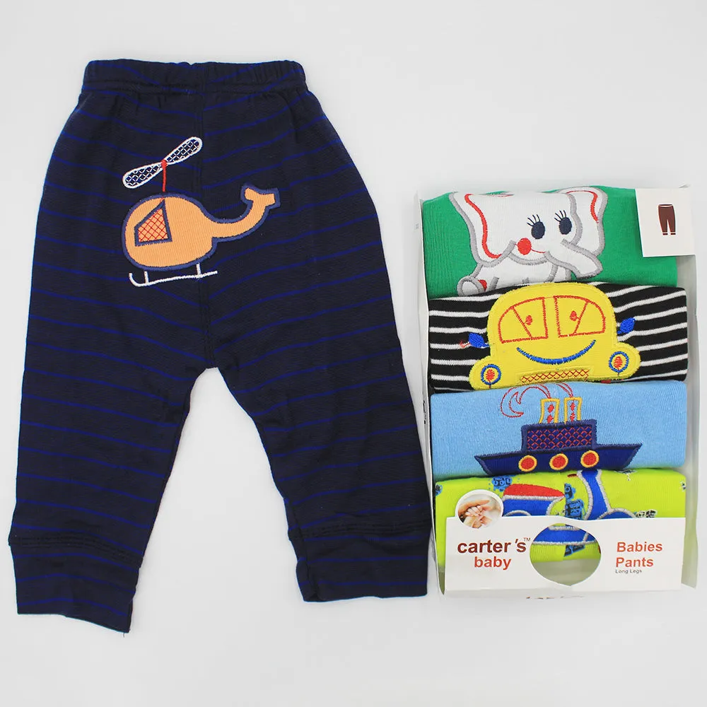 Imported Set of 5 Pcs Babies Pants Cotton Stuff for 0-23 Months