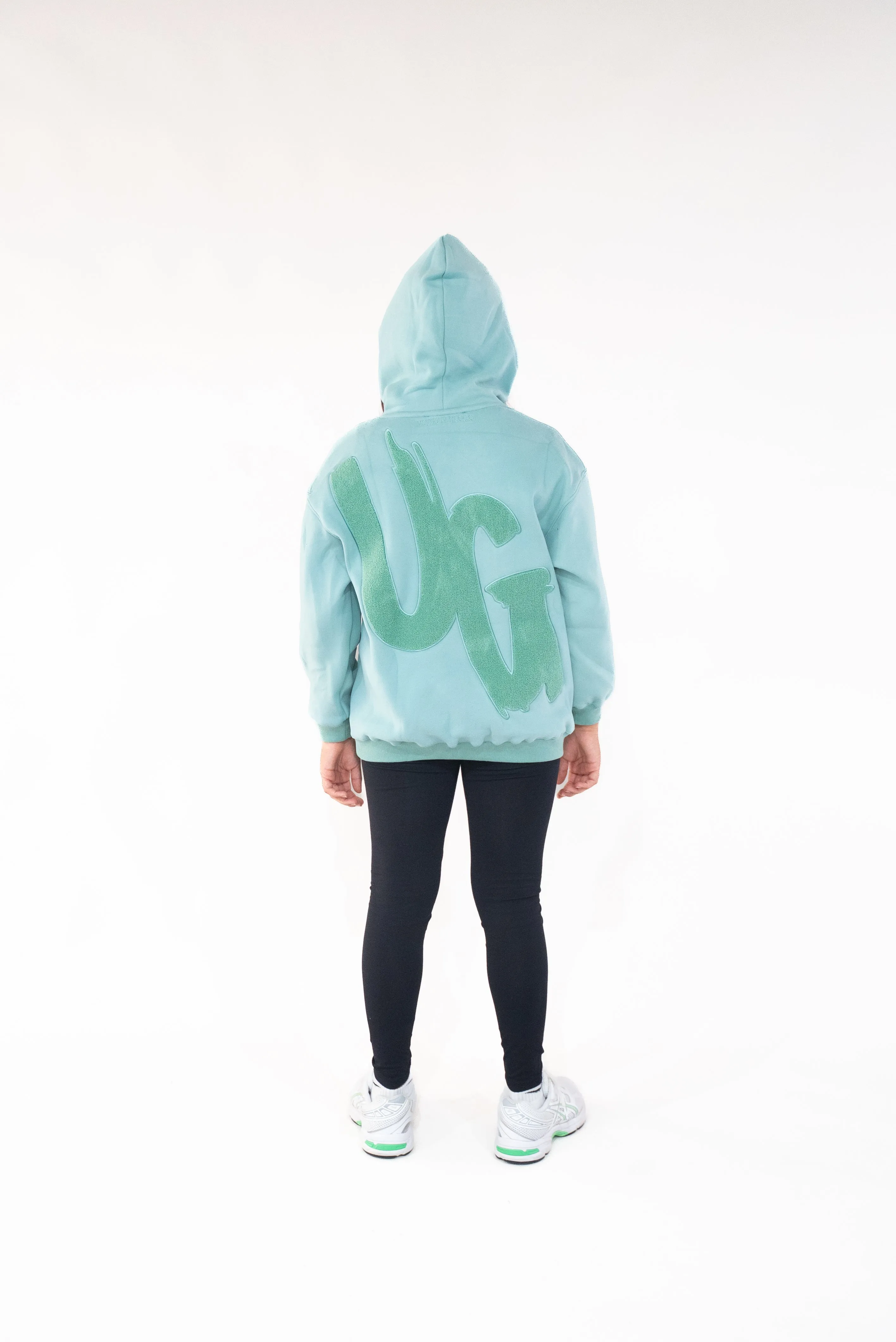 Kids Steel Blue "Moving In Silence " Hoodie