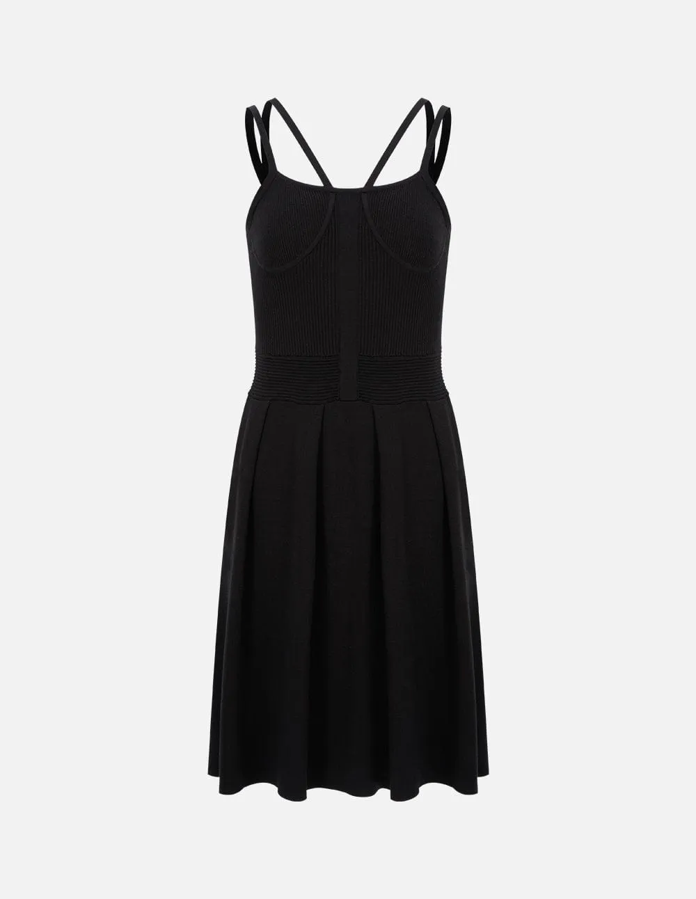 Ladies Black Sling Knit Dress