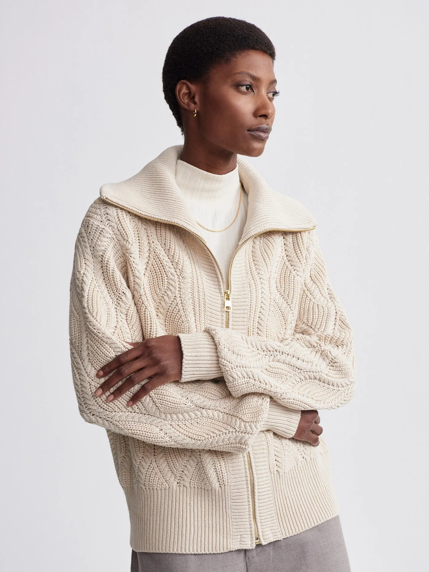 Lando Full Zip Knit