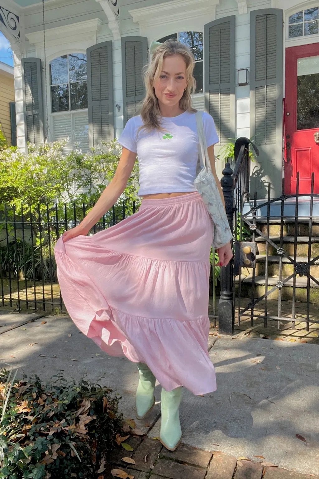 Maxed Out Tiered Skirt