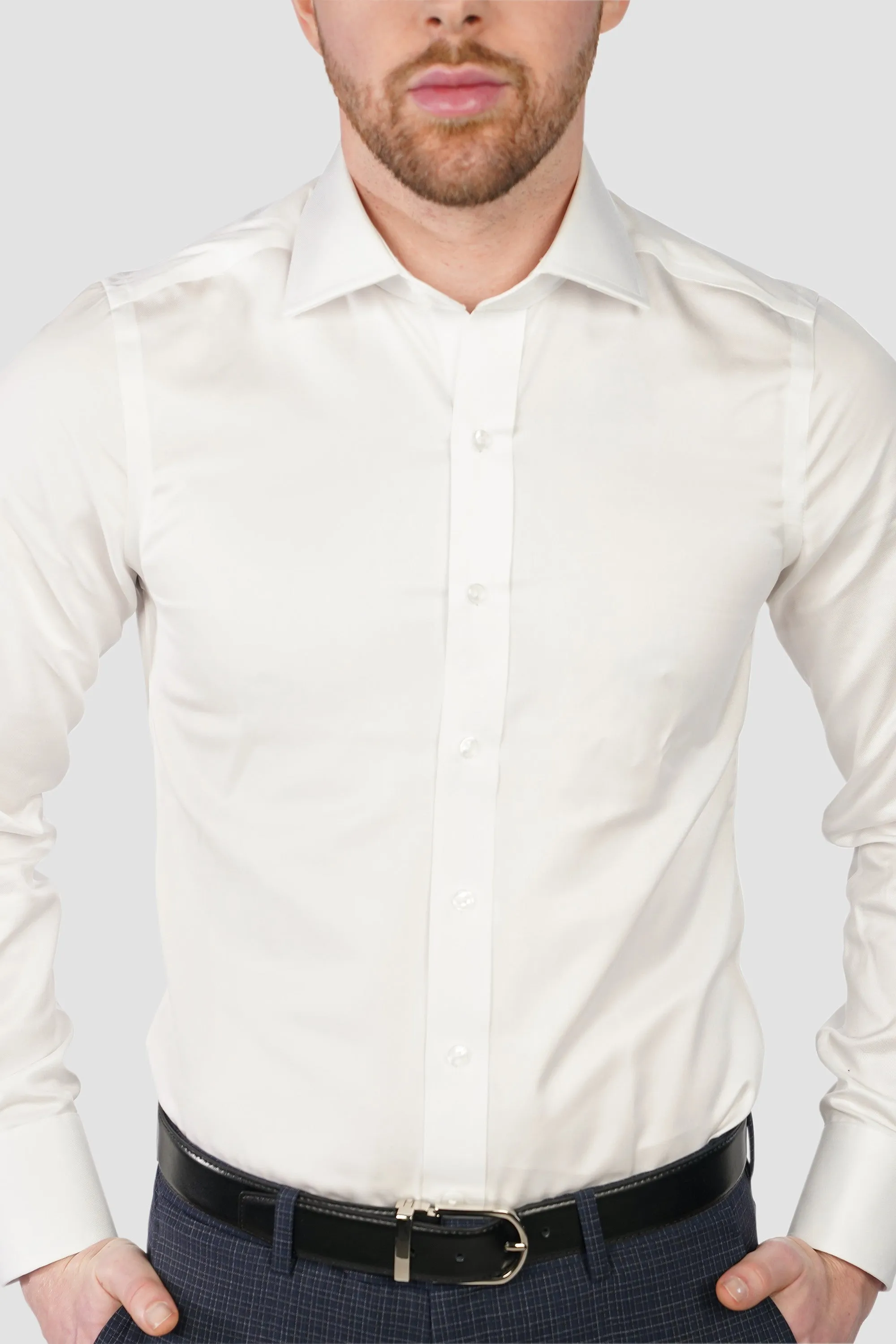 Men's Stretch Non-Iron Label Shirt
