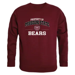 Missouri State University Bears Property Fleece Crewneck Pullover Sweatshirt