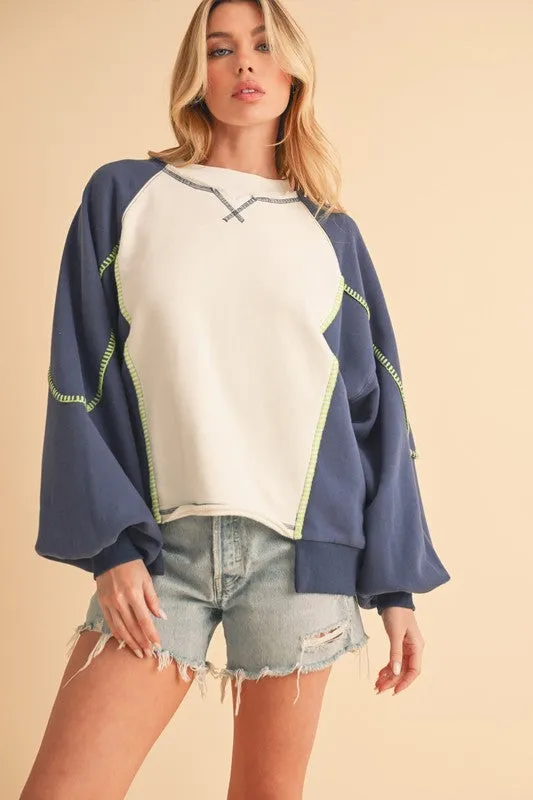 Nya Colorblock Sweater