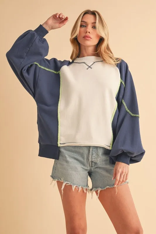Nya Colorblock Sweater