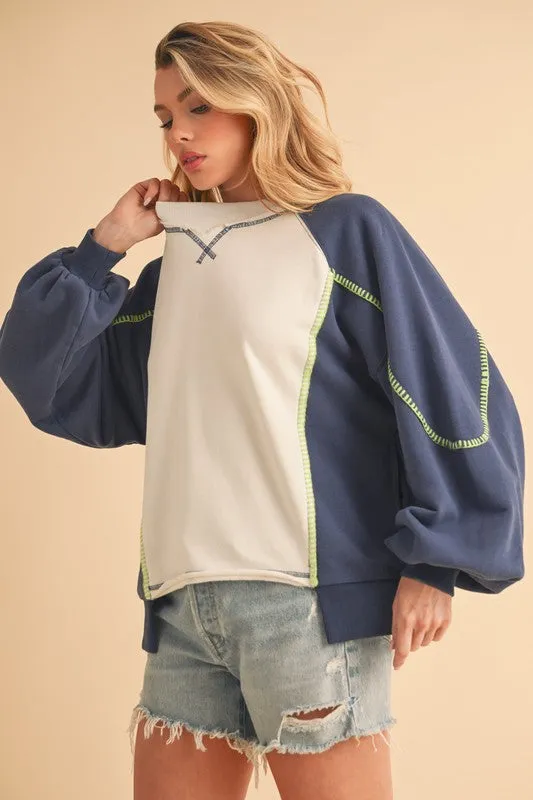 Nya Colorblock Sweater