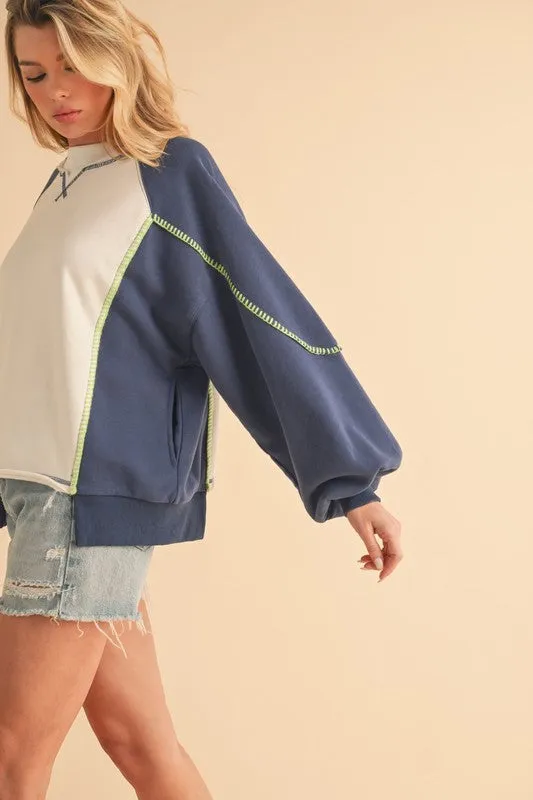 Nya Colorblock Sweater