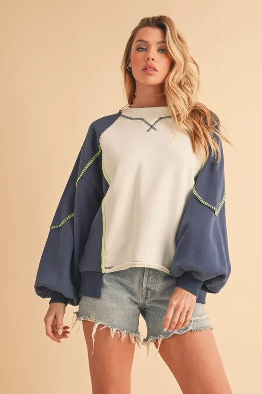 Nya Colorblock Sweater