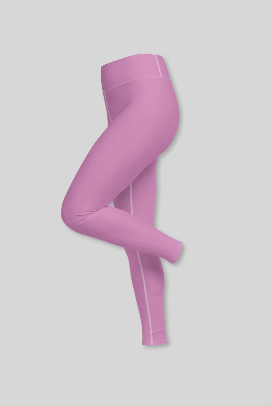 Pink Stars Yoga Leggings
