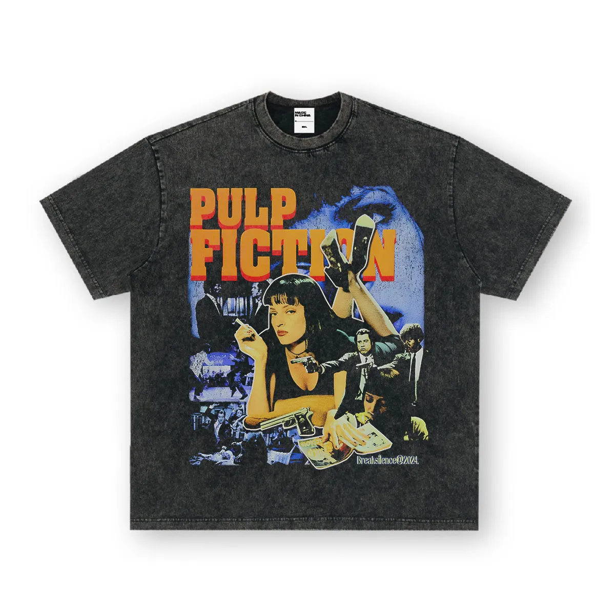 Pulp Fiction - Graphic Tee (Multi Coloured)