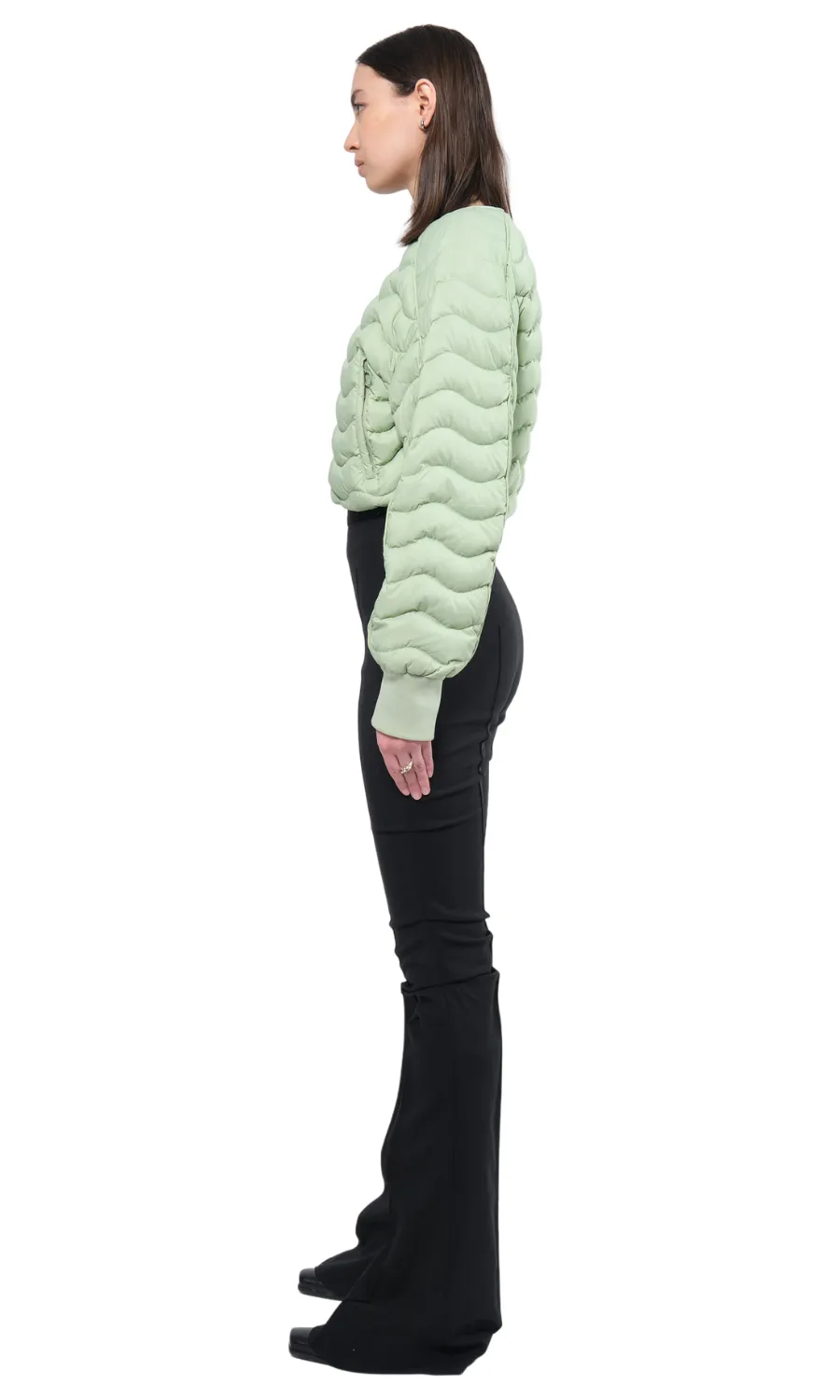 RE:DOWN® LIGHT CROP PUFFER JACKET