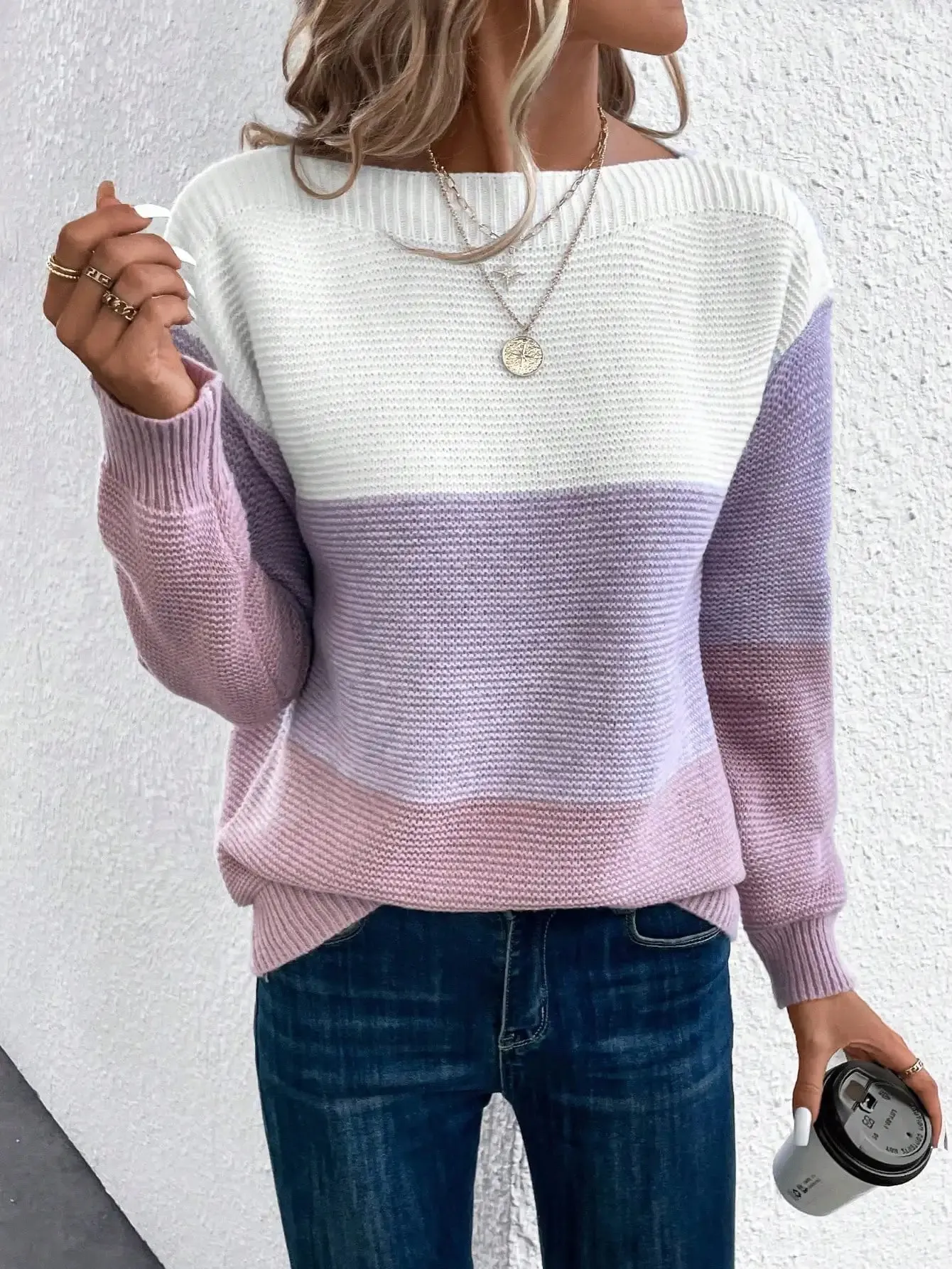 Rosa | Ombre Knit Sweater