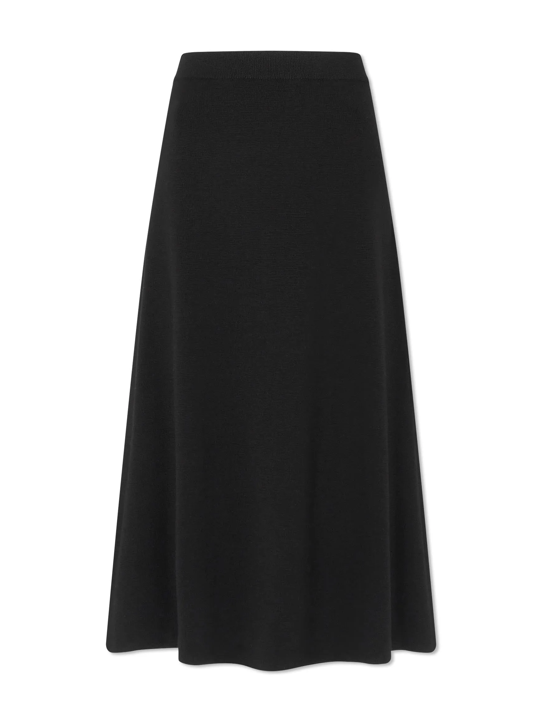 Sasha Wool Skirt - Black