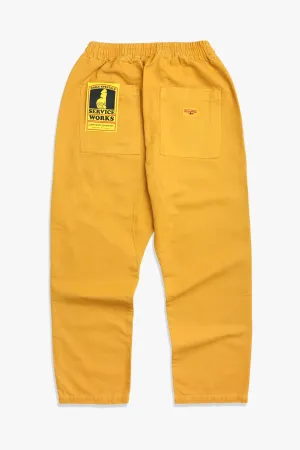 Service Works Gold Canvas Chef Pants