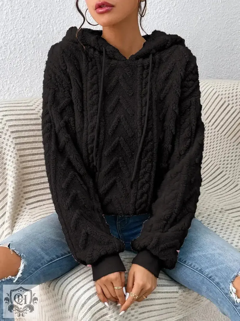 Snug Flannel Hooded Sweater