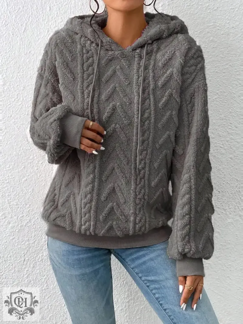 Snug Flannel Hooded Sweater
