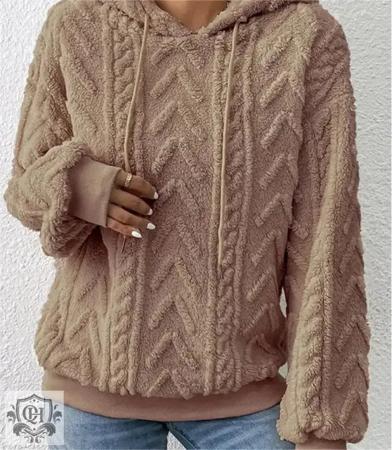 Snug Flannel Hooded Sweater