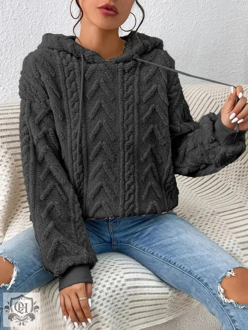 Snug Flannel Hooded Sweater