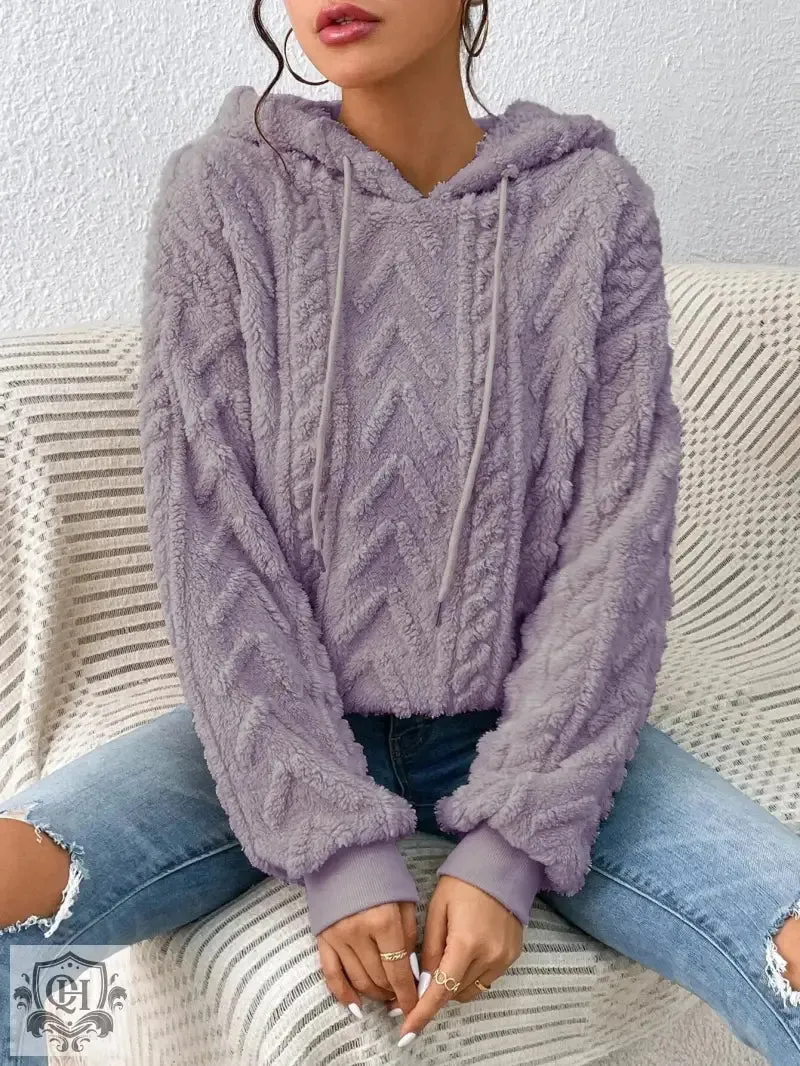 Snug Flannel Hooded Sweater